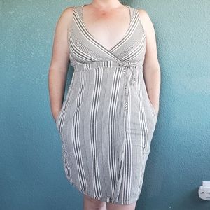 Striped Dresswith Pockets